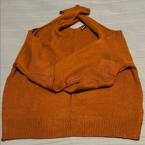 Burnt Orange Knit Sweater